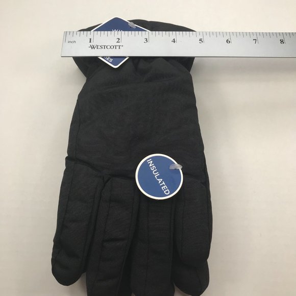 Winter Essentials Men's Large Black Insulated Gloves New - Picture 7 of 9